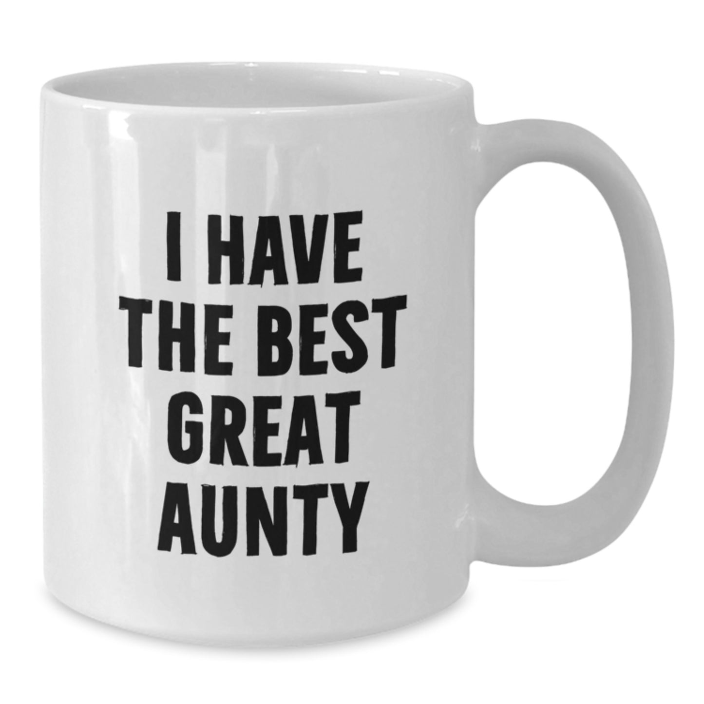 Funny Aunty Gifts from Family, White Coffee Mug for Amazing Aunty, I Have The Best Great Aunty - Additional