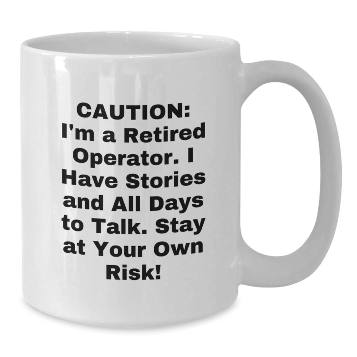 Funny Operator Gifts for Men, Operator White Coffee Mug, Perfect Christmas Unique Gifts from Family, Friends to Operator - Additional