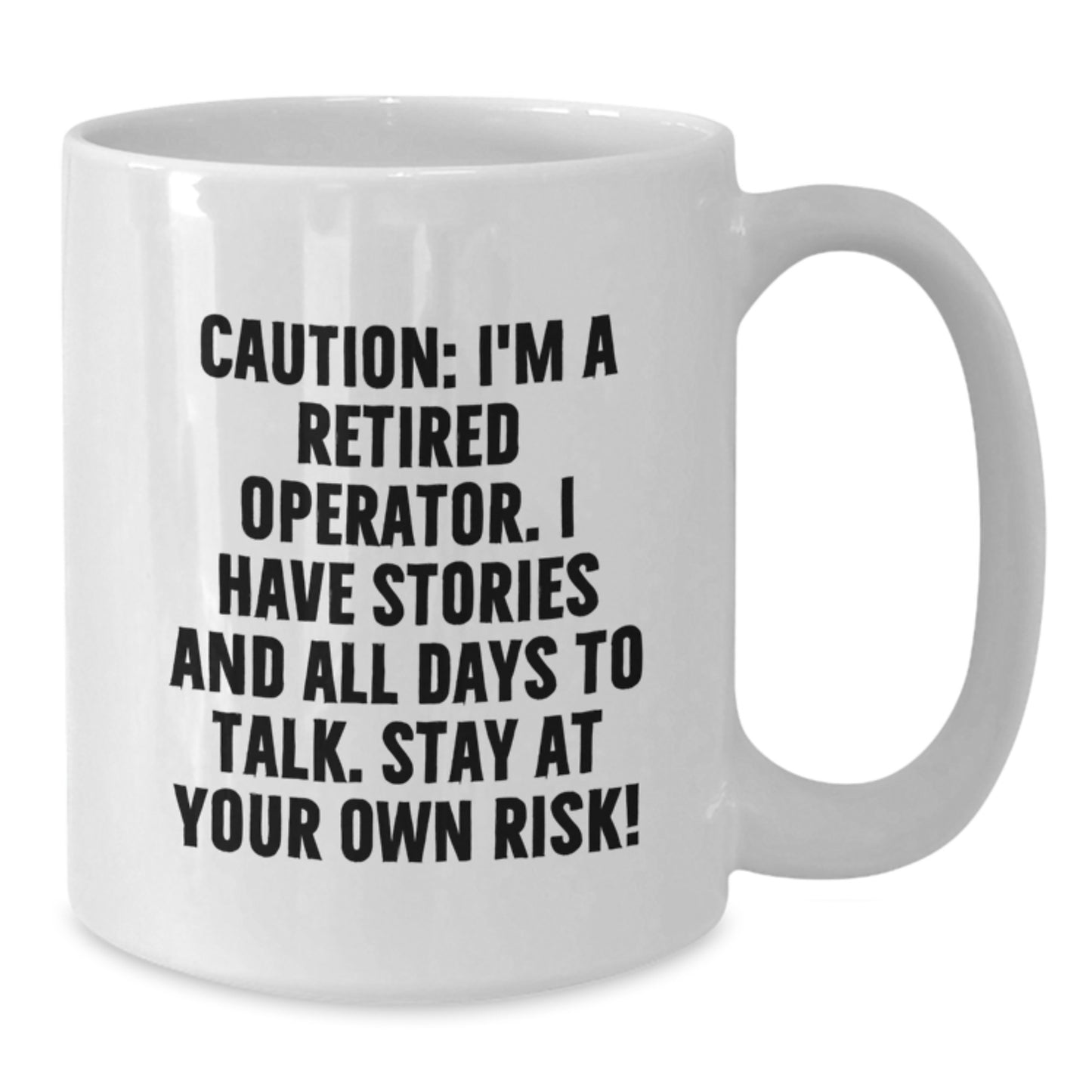 Funny Operator Gifts from Friends White Coffee Mug - Christmas Unique Presents for Operator Enthusiasts, Men, Women, Coworkers, Family - Additional