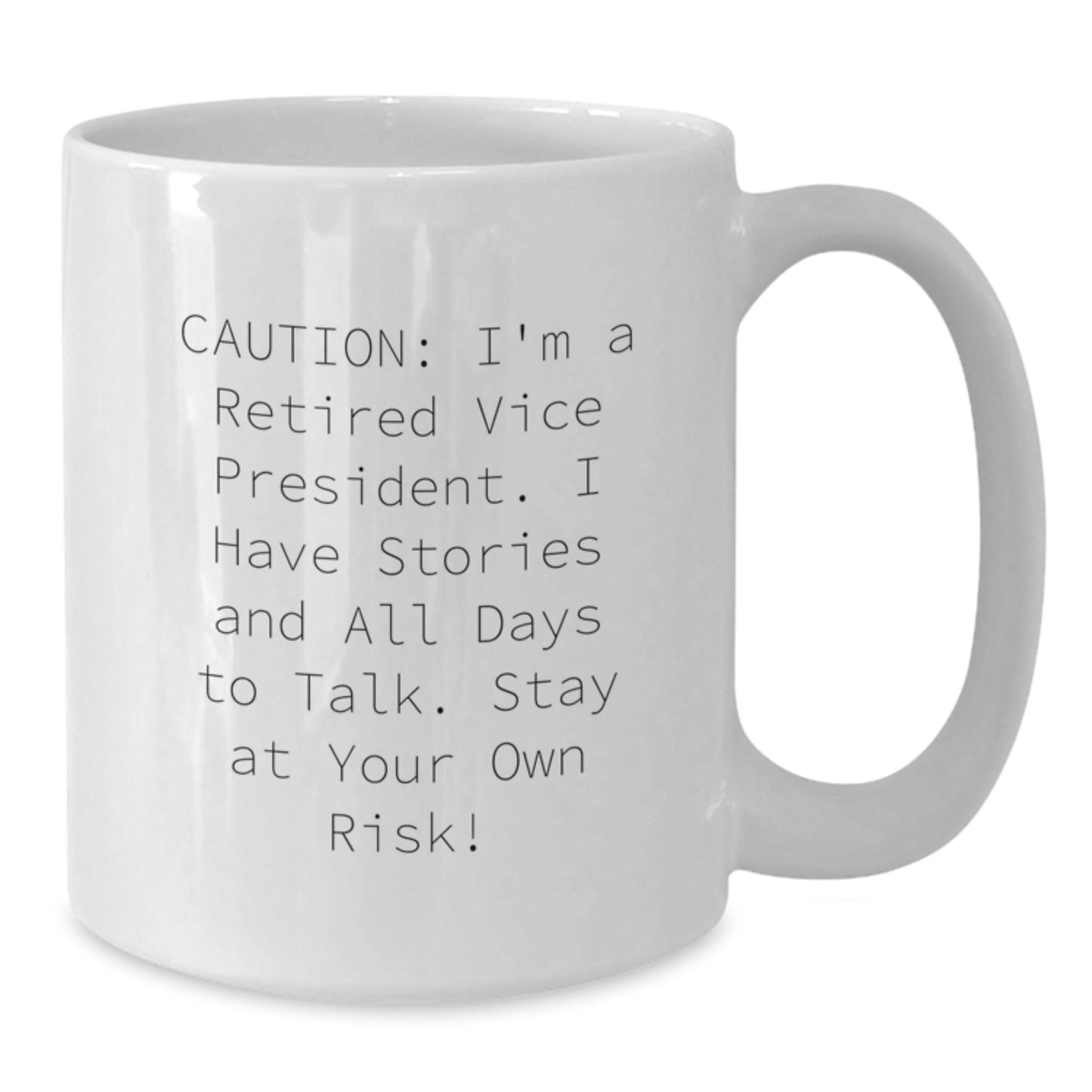 Funny Vice President Gift, Unique Birthday Unique Gifts from Friends to Vice President, White Coffee Mug for Vice President - Additional