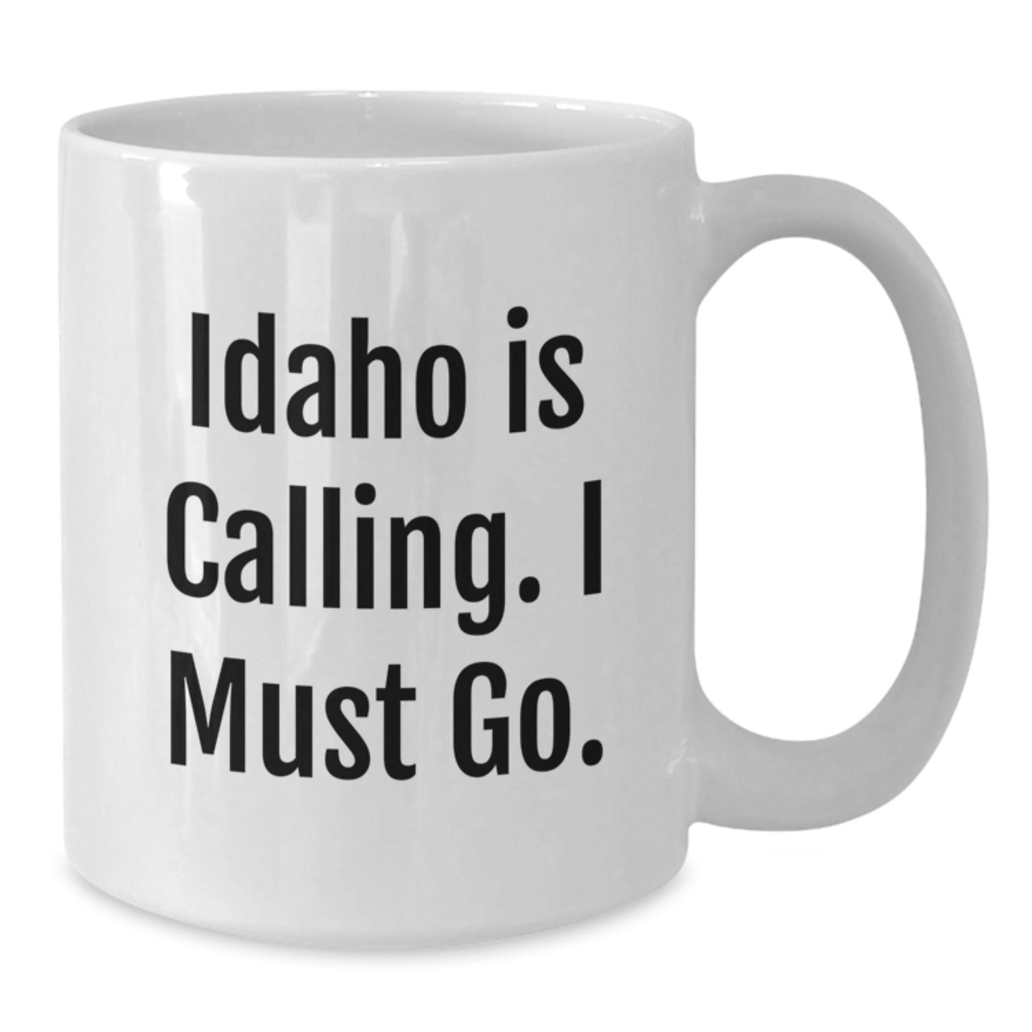 Idaho White Coffee Mug - Funny Gift from Friends to Family on Christmas - Additional