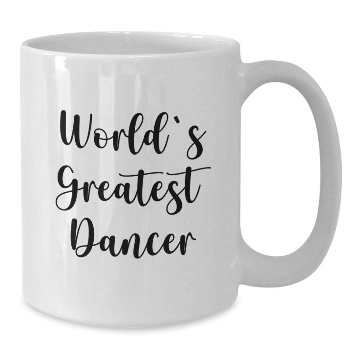 Funny Dancer Gifts for Men Dad from Daughter on Father's Day White Coffee Mug - World's Greatest Dancer Quote - Additional