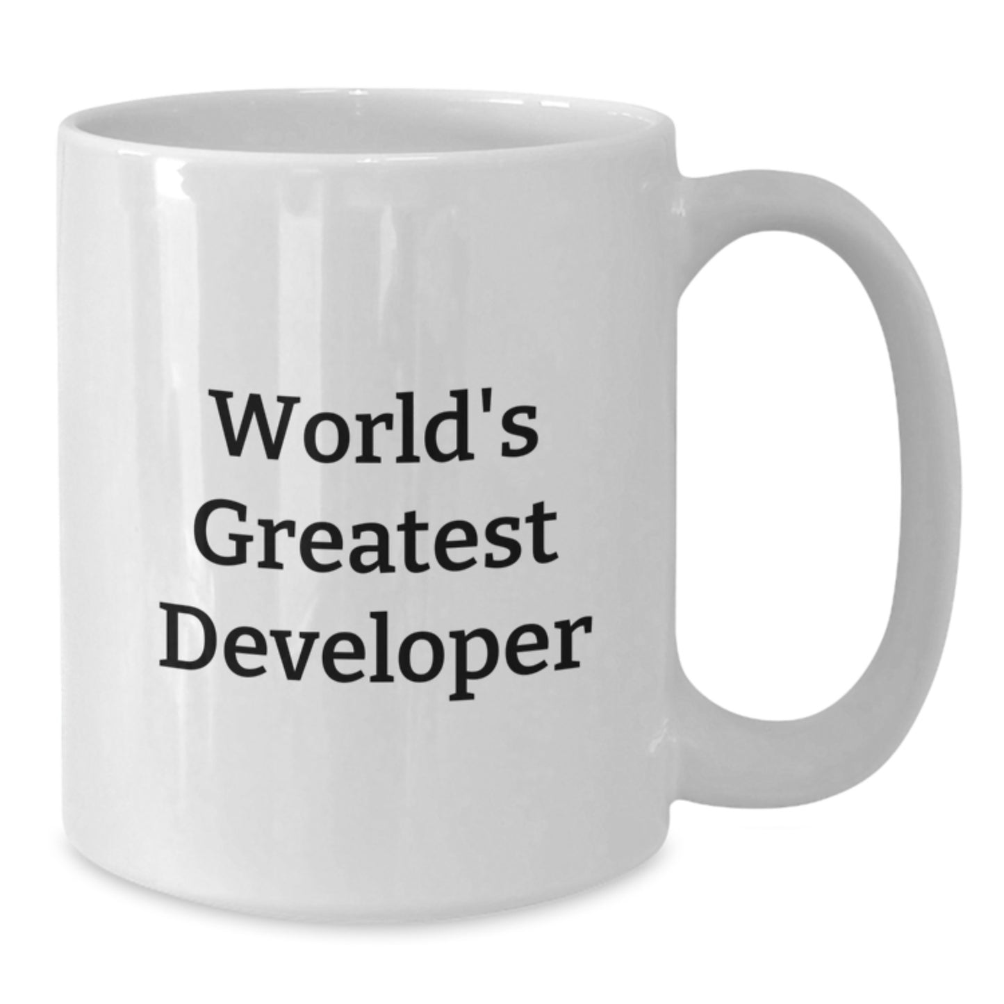 Developer Humor Gifts from Friends, Funny White Coffee Mug for World's Greatest Developer, Unique Mother's Day Unique Gifts for Developers, Perfect for Developer Coworkers - Additional