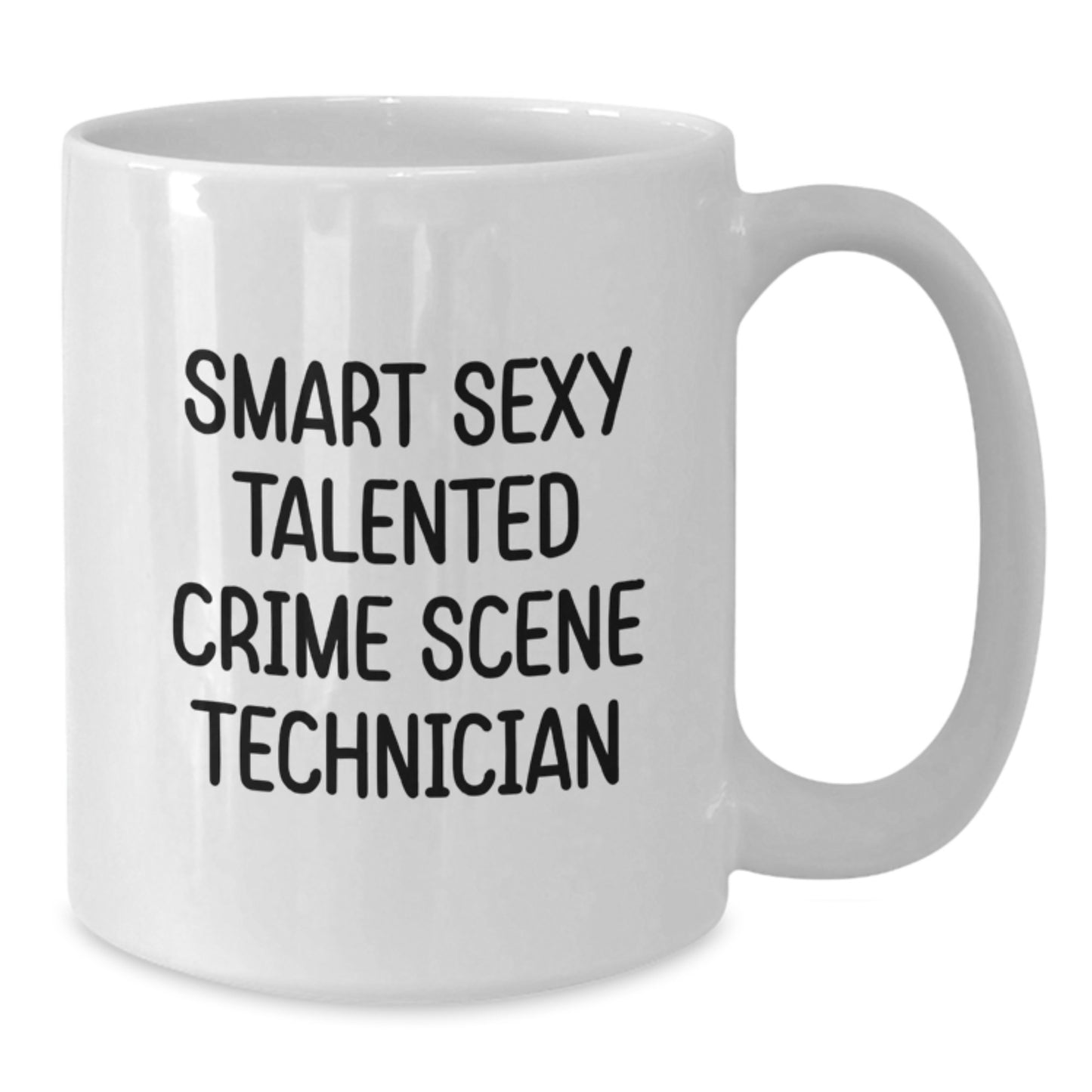 Funny Crime Scene Technician White Coffee Mug - Gifts from Men to Men, Friends, or Coworkers for Graduation Unique Gifts - Additional