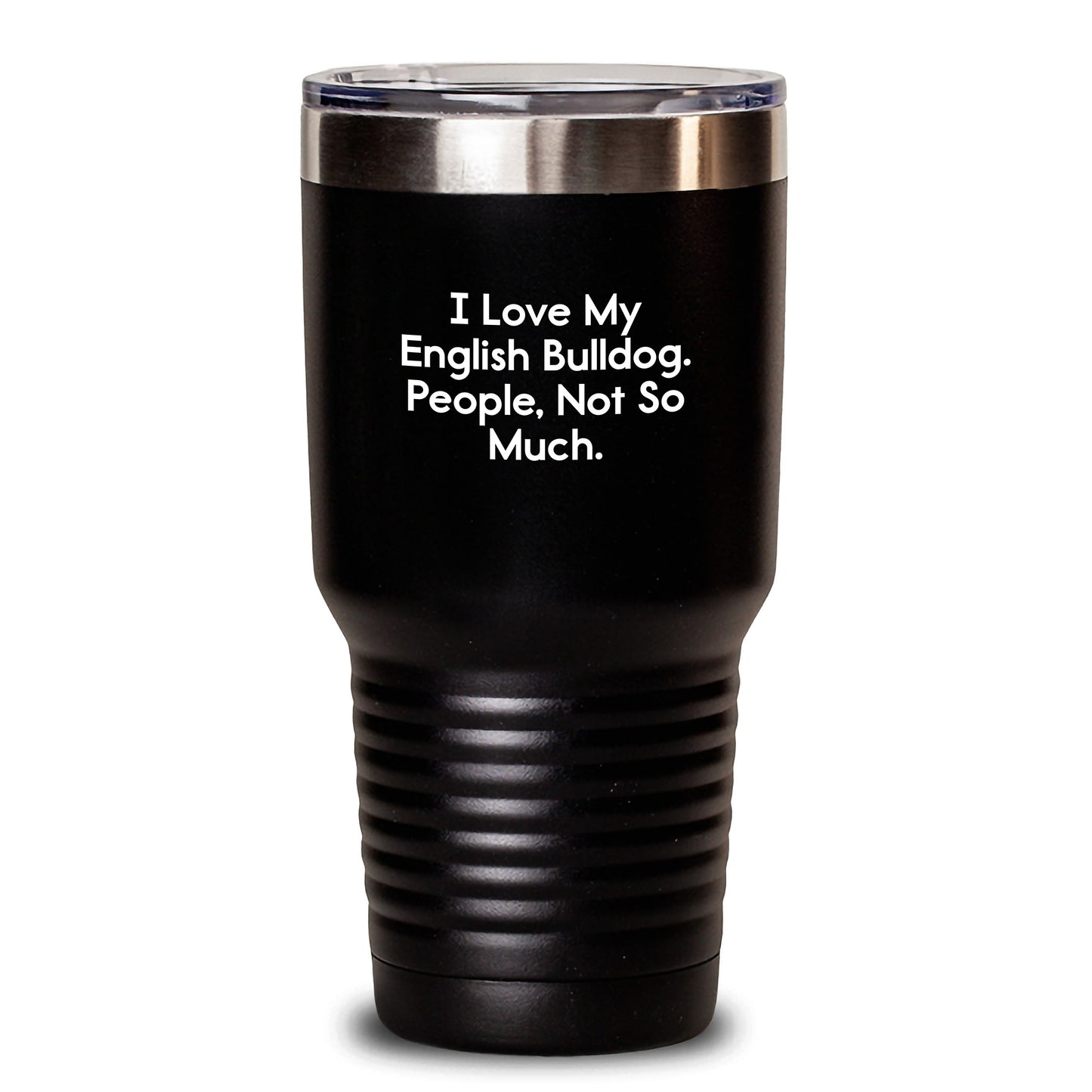 English Bulldog Lover Gifts from Men to Friends - Funny Tumbler for Christmas Unique Gifts - Main