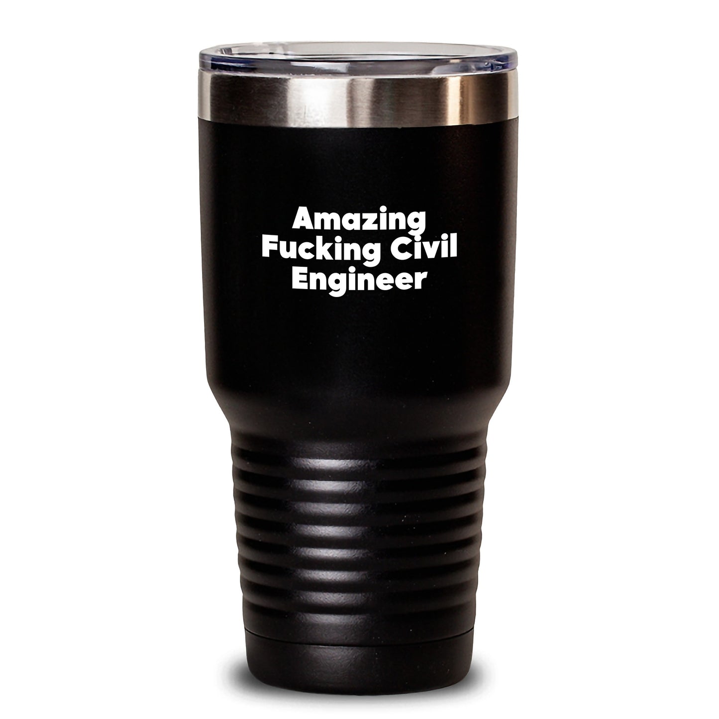 Funny Civil Engineer Gifts for Him - 'Amazing F--king Civil Engineer' Tumbler, Gifts from Men to Civil Engineer Friends on Christmas Unique - Main