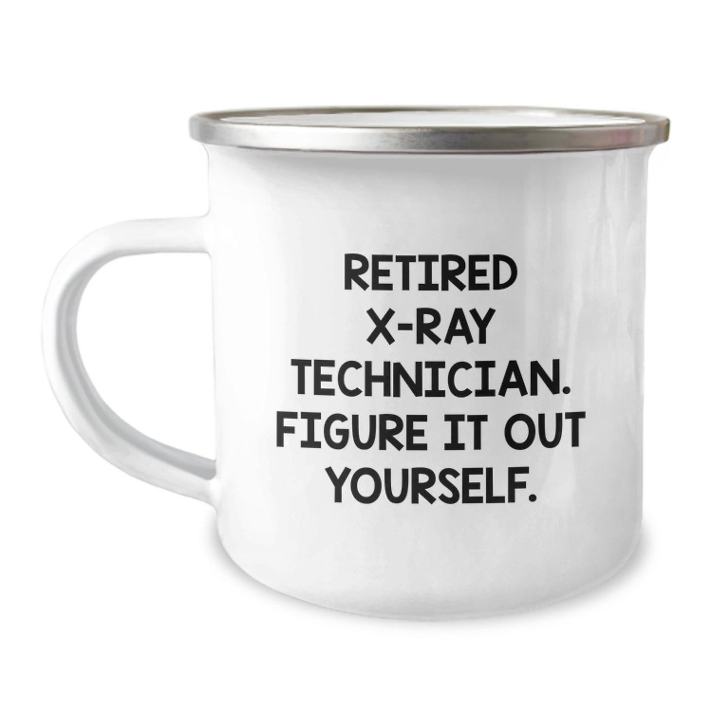 Funny X-Ray Technician Gifts from Friends, X-Ray Technician Retirement, Camping Mug for Men, Unique Birthday Unique Gifts - Image 1