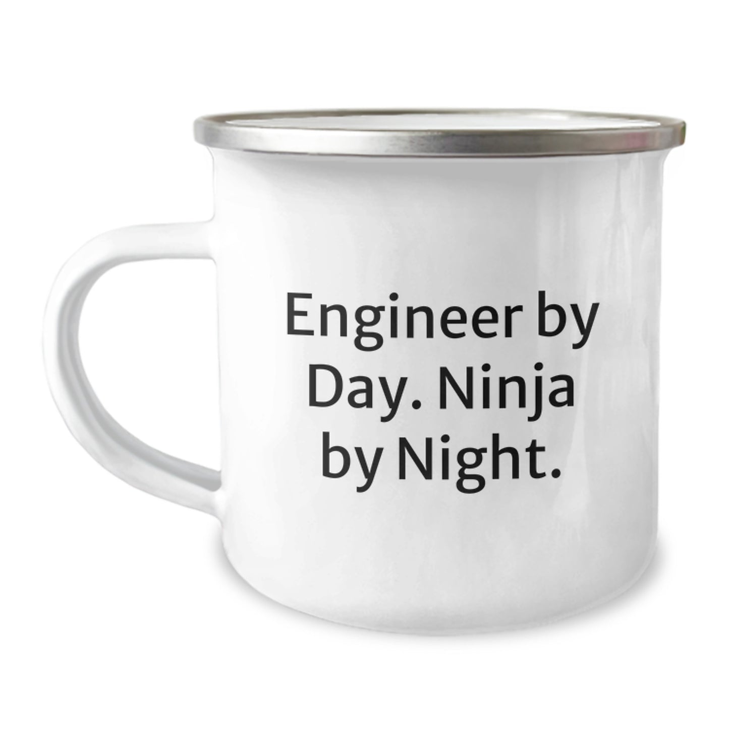 Engineer Gifts from Men, Unique Graduation Mugs by Day. Ninja By Night. for Engineers, Funny Camping Mugs - Image 1