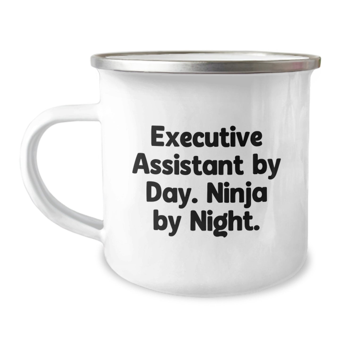 Executive Assistant Gifts Funny Mugs from Friends for Birthday Celebration, 'Executive Assistant By Day. Ninja By Night.' - Image 1