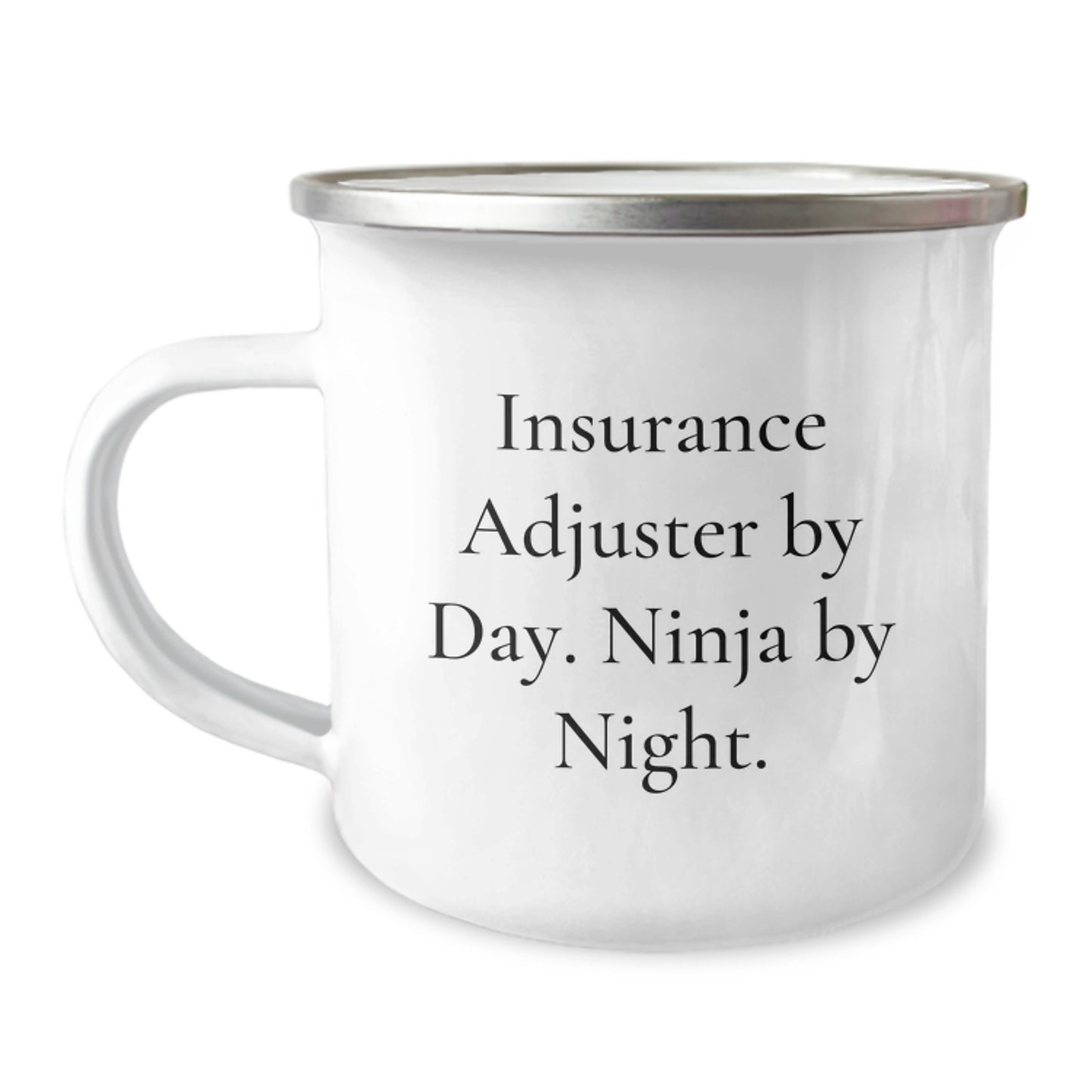 Insurance Adjuster Gifts from Friends - Funny Quote Camping Mug for Birthday Insurance Adjuster - Image 1