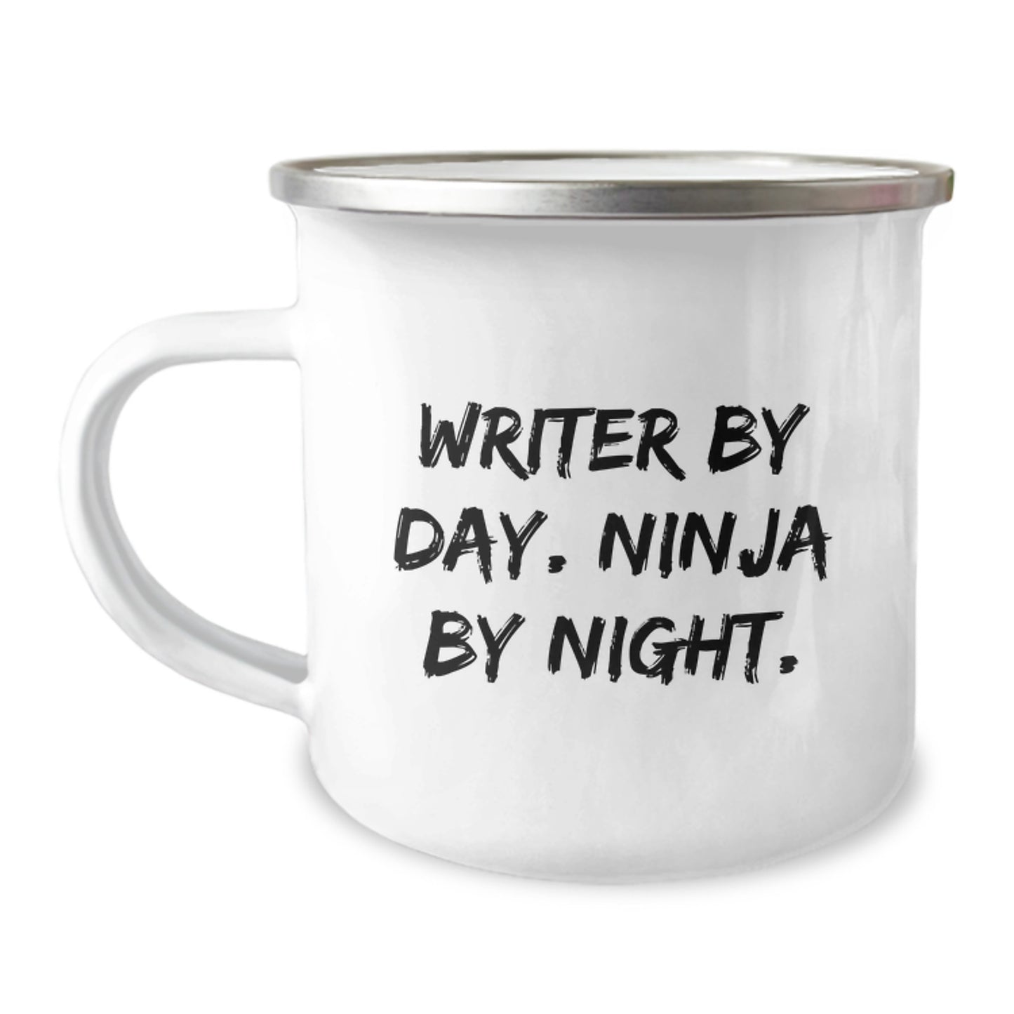 Writer's Inspiration, Funny Camping Mug, Gifts from Friends, Birthday Unique Presents for Writers - Image 1