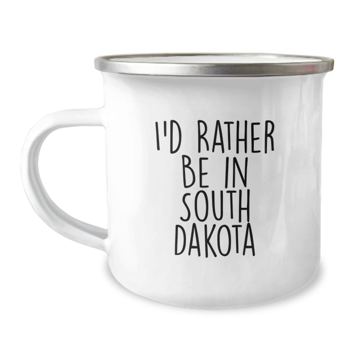 South Dakota Humor Gifts from Friends and Family - 'I'd Rather Be In South Dakota' Camping Mug, Birthday Unique Gifts for Men and Women - Image 1