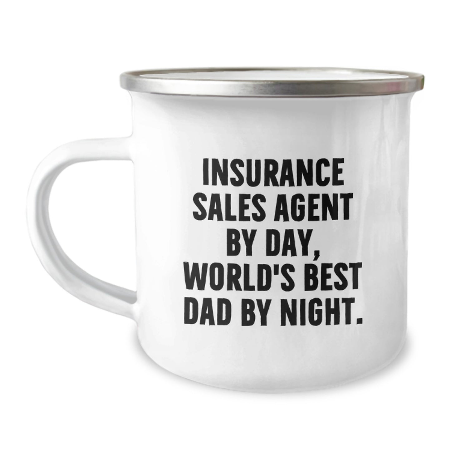 Insurance Sales Agent Gifts, Funny Quote, Camping Mug for Birthday - Gifts from Friends, Family, or Coworkers for Insurance Sales Agent - Image 1