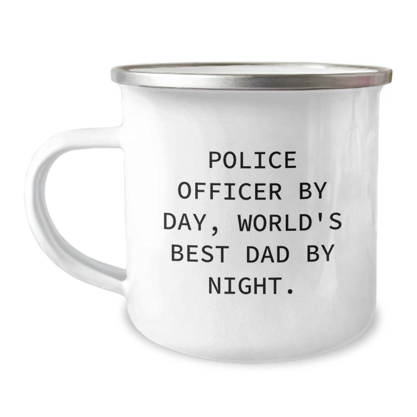 Police Officer Gifts, Funny Quote, Camping Mug for Graduation - Gifts from Friends and Family for Men, Unique Graduation Unique Gifts - Image 1