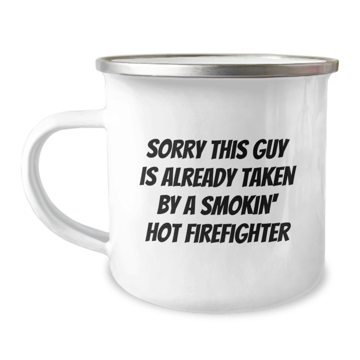 Funny Firefighter Gifts, Inspirational Quote Camping Mug, Gifts from Friends for Men, Unique Graduation Presents - Image 1