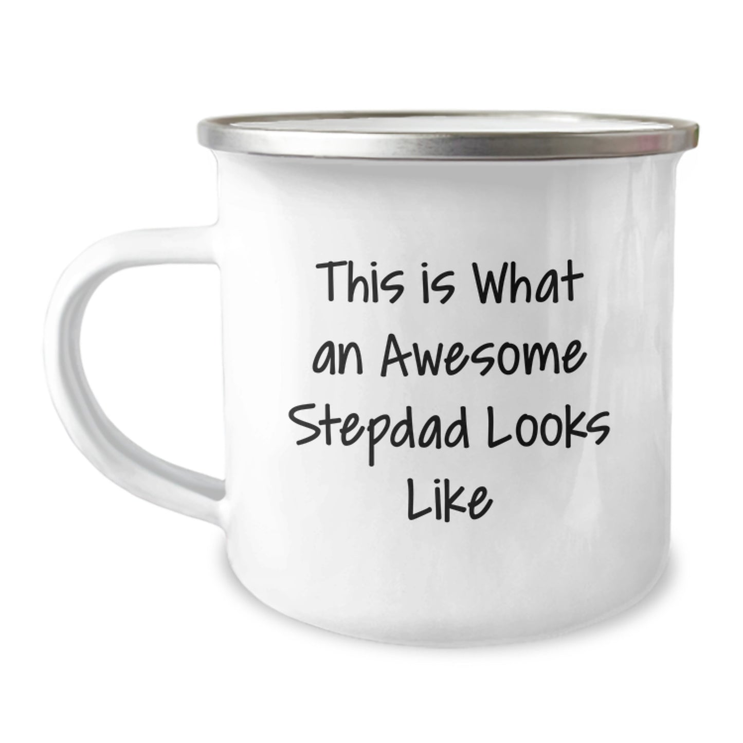 Funny Stepdad Gifts, This Is What An Awesome Stepdad Looks Like, Camping Mug, Graduation Unique Gifts from Men to Stepdad - Image 1