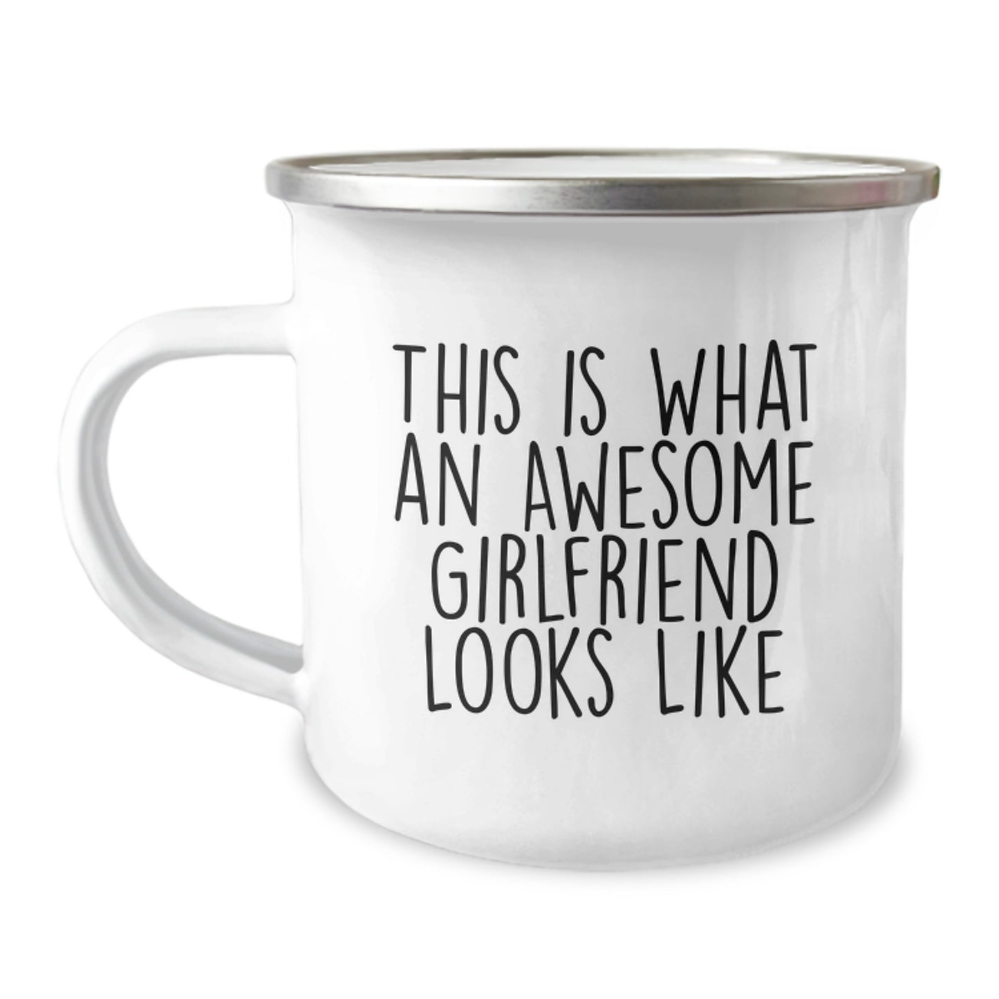 Gifts from Men for Sweetheart - This Is What An Awesome Sweetheart Looks Like, 12 oz Stainless Steel Camping Mug - Graduation Unique Gifts - Image 1