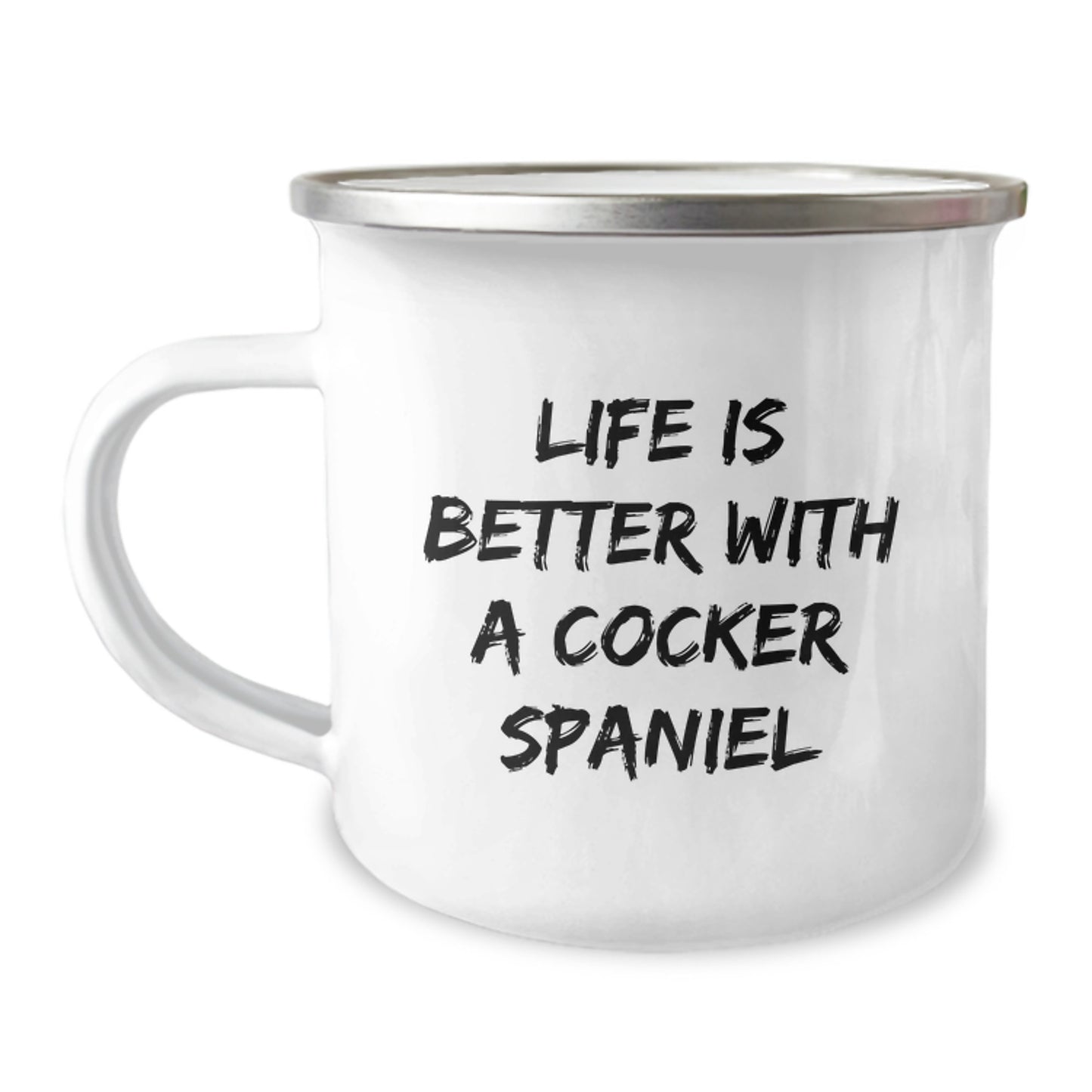 Cute Cocker Spaniel Dog Gifts for Men and Women - Funny Quote Camping Mug - Gifts from Family and Friends for Graduation - Image 1