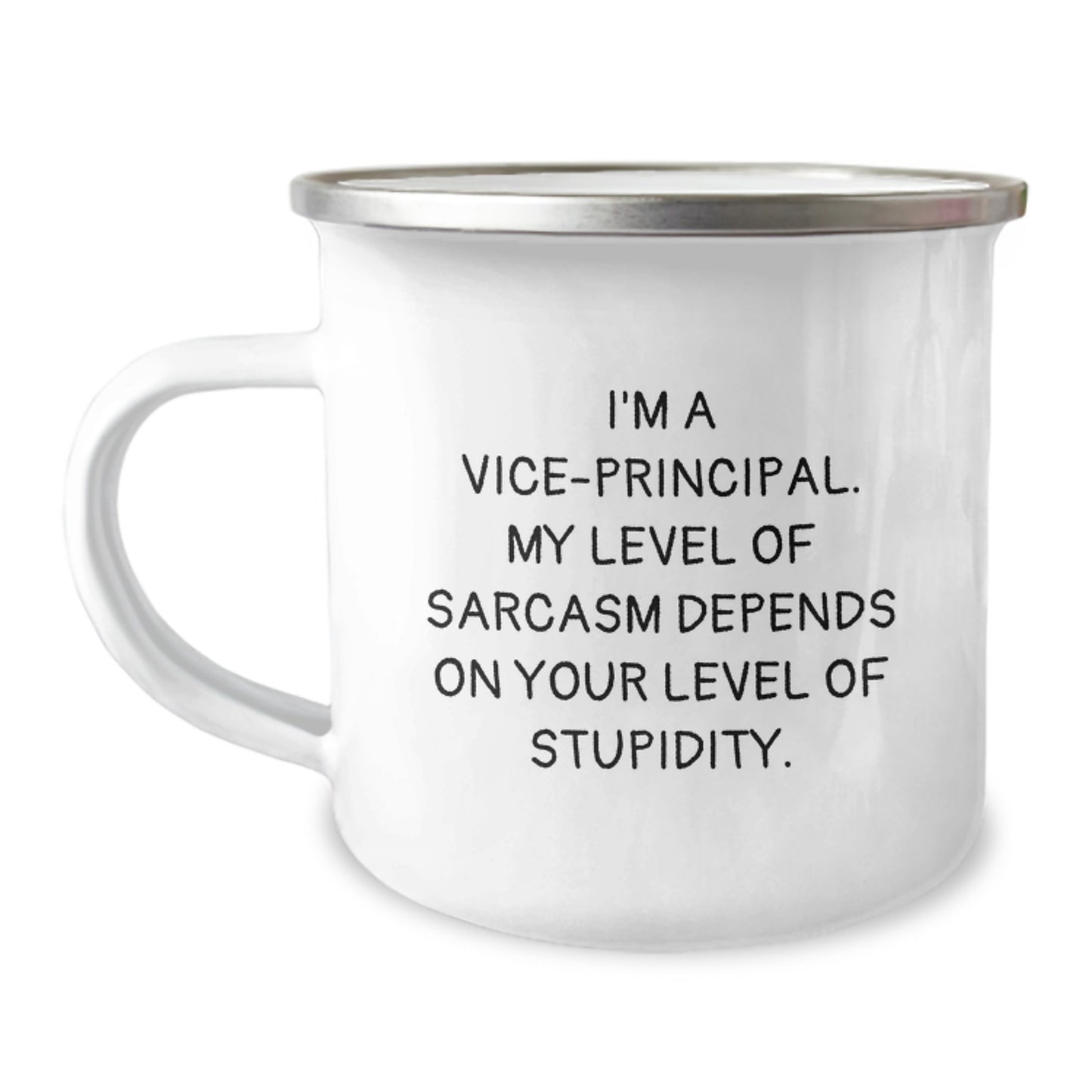 Funny Vice-principal Gifts from Friends - Christmas Unique Mugs for Vice-principal Men - I'm A Vice-principal My Level Of Sarcasm Depends On Your Level Of Stupidity - Image 1