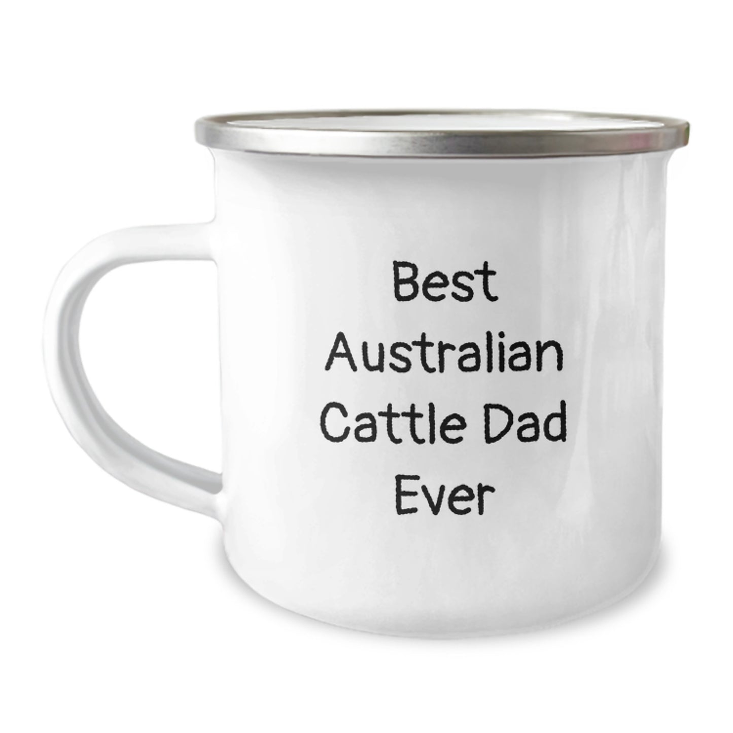 Funny Australian Cattle Dog Gifts for Men, Women, or Friends - Best Dad Ever Camping Mug, Birthday Unique Gifts from Family, Coworkers, or Friends - Image 1