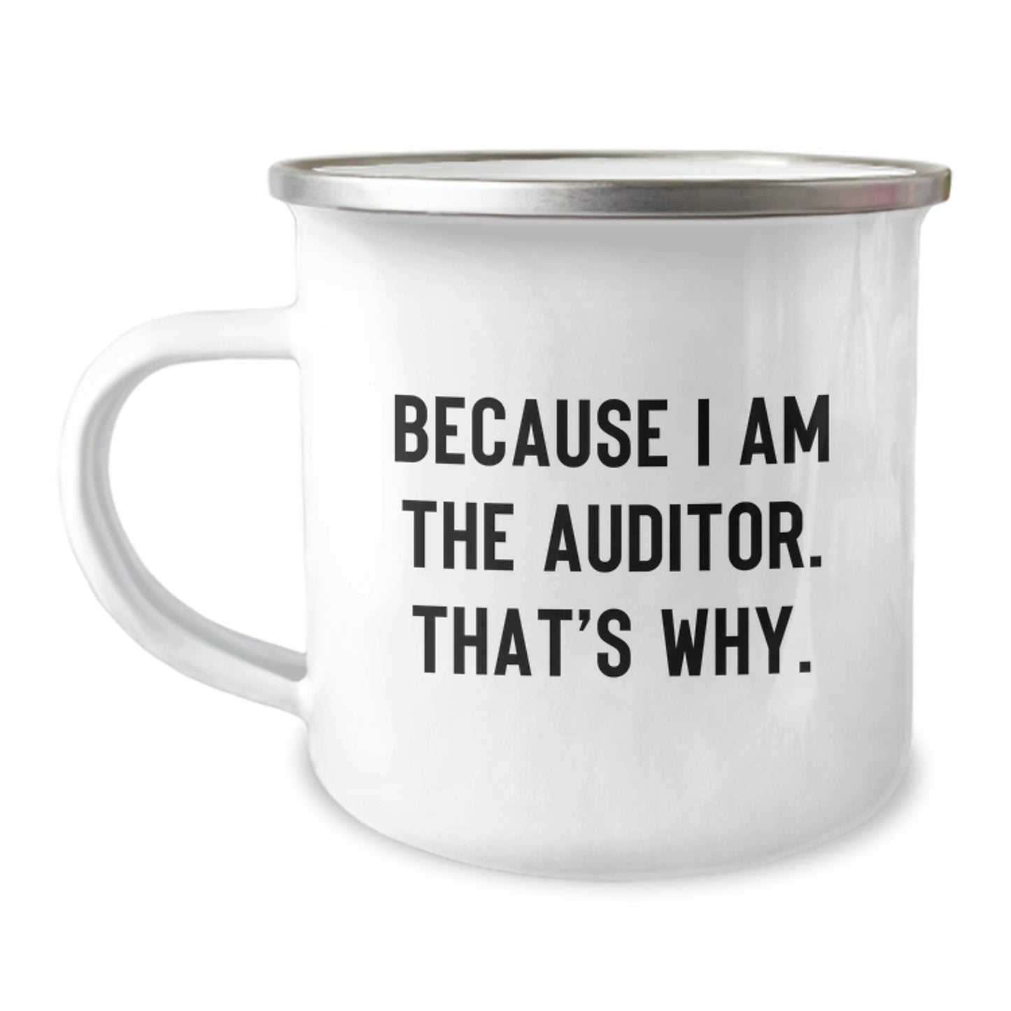 Auditor Camping Mug Gifts from Friends to Auditor, Funny Quote, Christmas Unique Gifts - Image 1