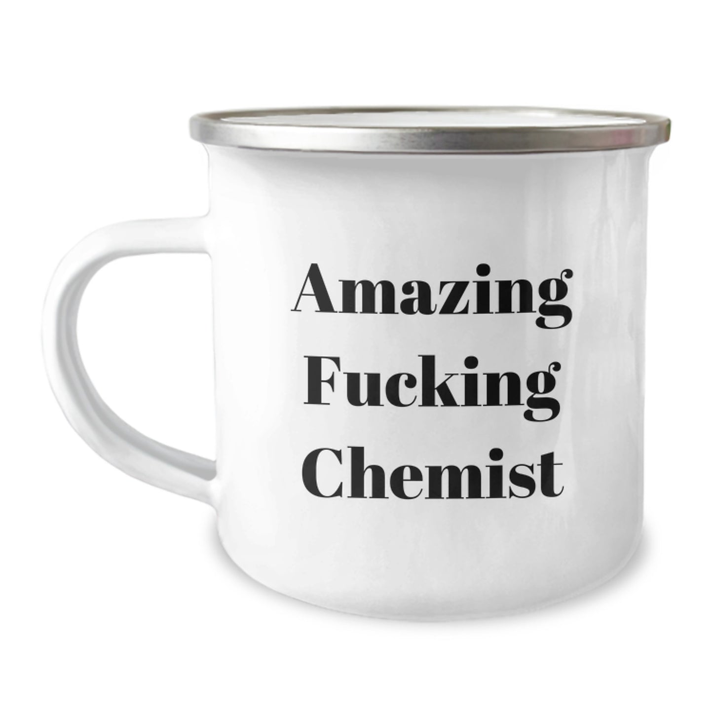 Funny Chemist Gifts from Friends, Unique Christmas Unique Gifts for Chemist Men, Stainless Steel Camping Mug with Amazing F--king Chemist Quote - Image 1