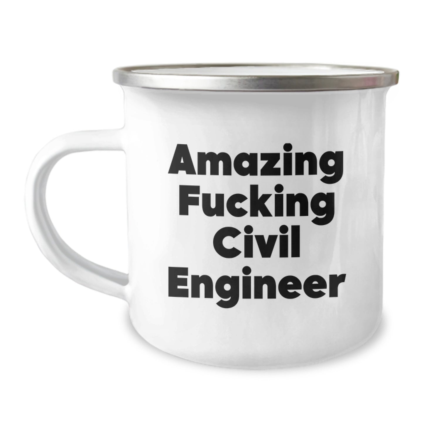 Funny Civil Engineer Gifts from Friends - 'Amazing F--king Civil Engineer' Christmas Mugs for Civil Engineers, Men, Women, Family, Coworkers - Image 1