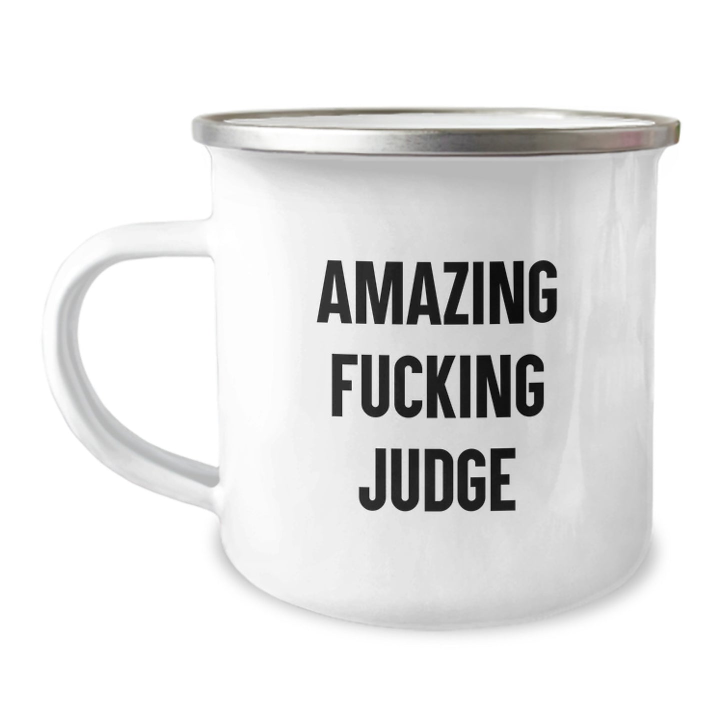 Funny Judge Gifts for Men, Christmas Unique Judge Mugs, Camping Mug with Amazing F--king Judge Quote - Image 1