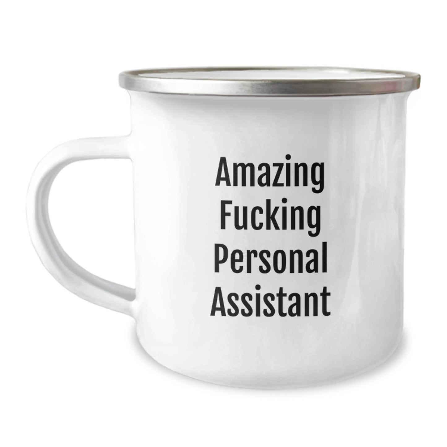 Funny Personal Assistant Gifts from Friends for Camping Mug - Amazing F--king Personal Assistant Mug - Image 1