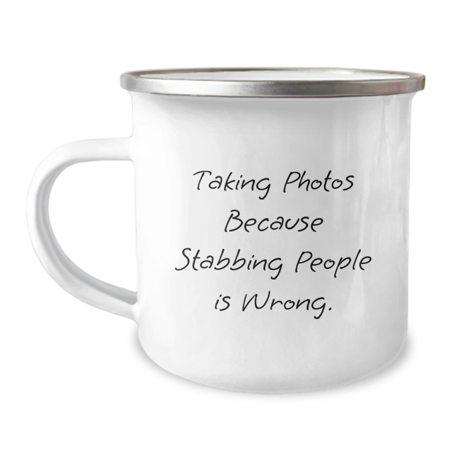 Funny Taking Photos Gifts for Friends and Family, Unique Camping Mug Christmas Unique Gifts from Men, Women, or Coworkers - Image 1