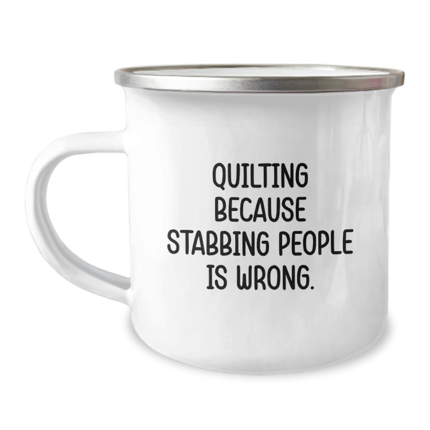 Quilting Gifts for Women, Funny Quilting Camping Mugs, Quilting Humor Mug Gifts from Friends - Image 1