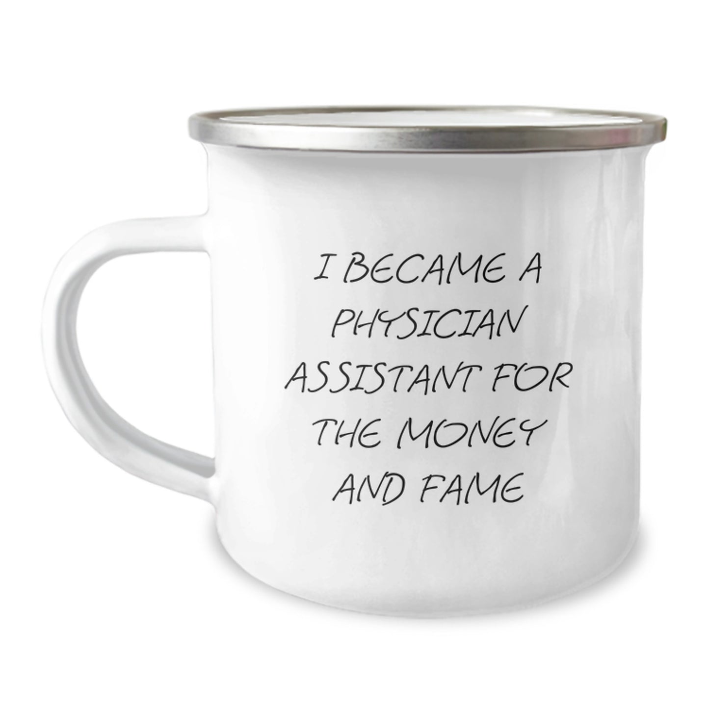 Gifts from Friends for Physician Assistant Men - Christmas Unique Funny Quotes about PA Life Camping Mug - Image 1