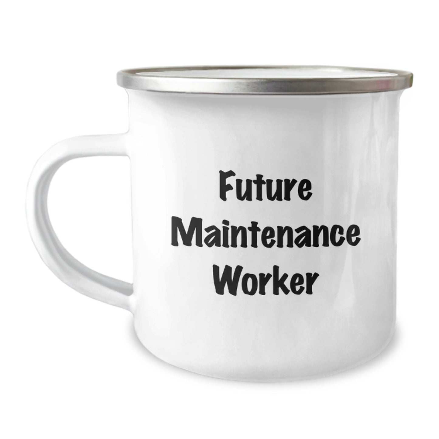 Funny Maintenance Worker Gifts from Friends for Future Maintenance Worker Graduation Unique Gifts, Camping Mug, 'You're a Cut Above the Rest' - 12 oz Stainless Steel with Enamel Finish - Image 1