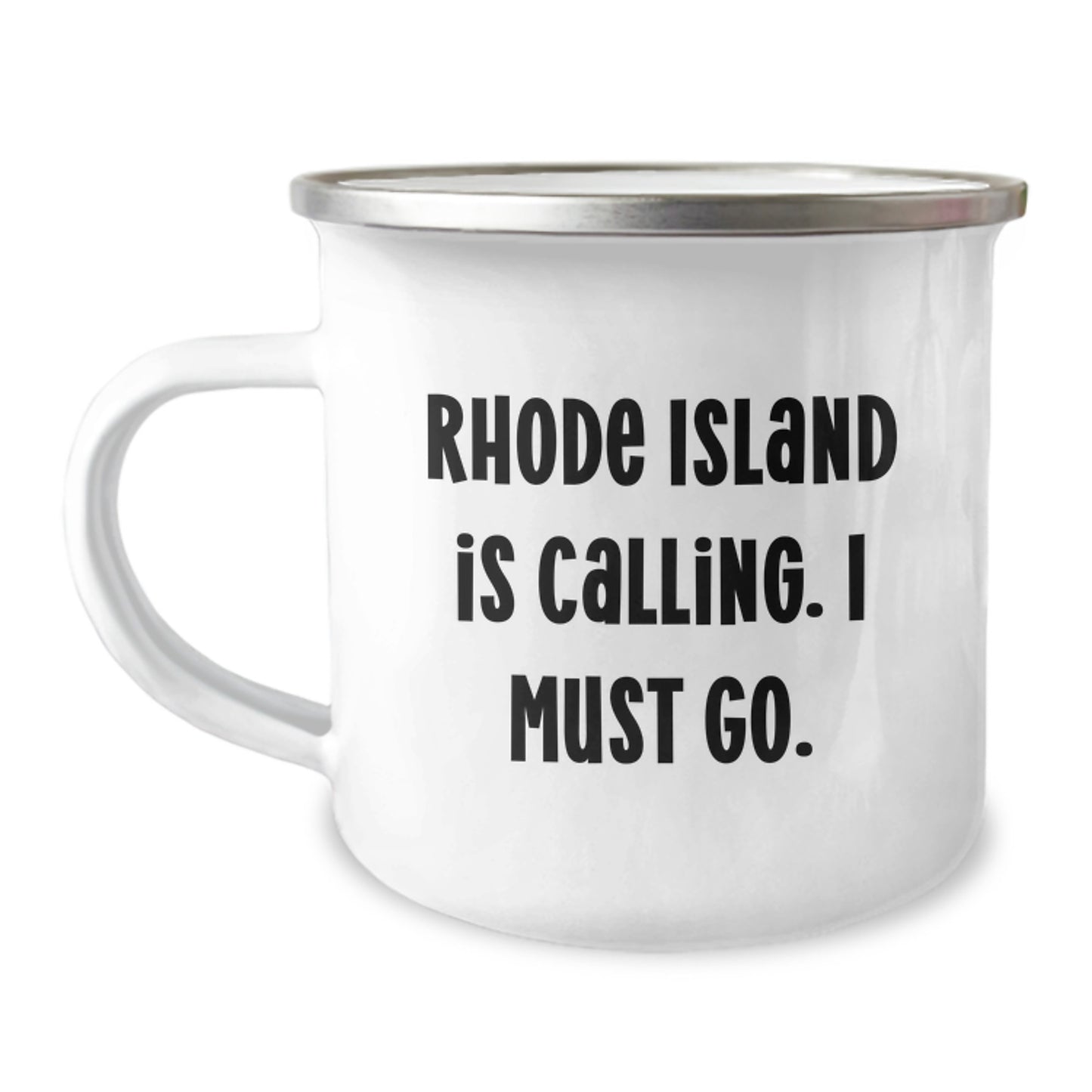 Rhode Island Calling Gifts from Friends for Men Unique Graduation Camping Mug - 'Rhode Island Is Calling. I Must Go.' - Image 1