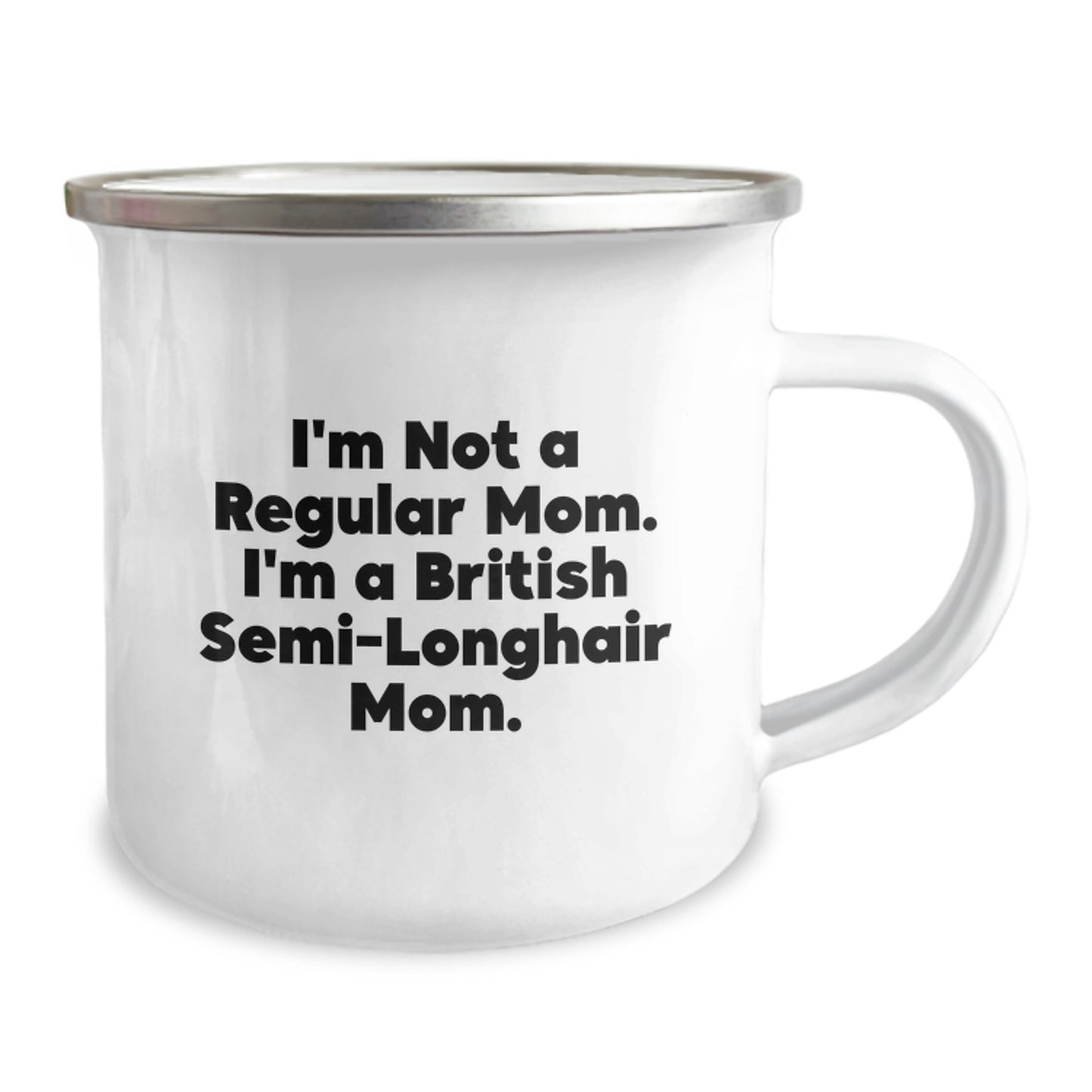 British Semi-Longhair Cat Mom Funny Camping Mug Gifts from Family for Graduation Unique - Image 2