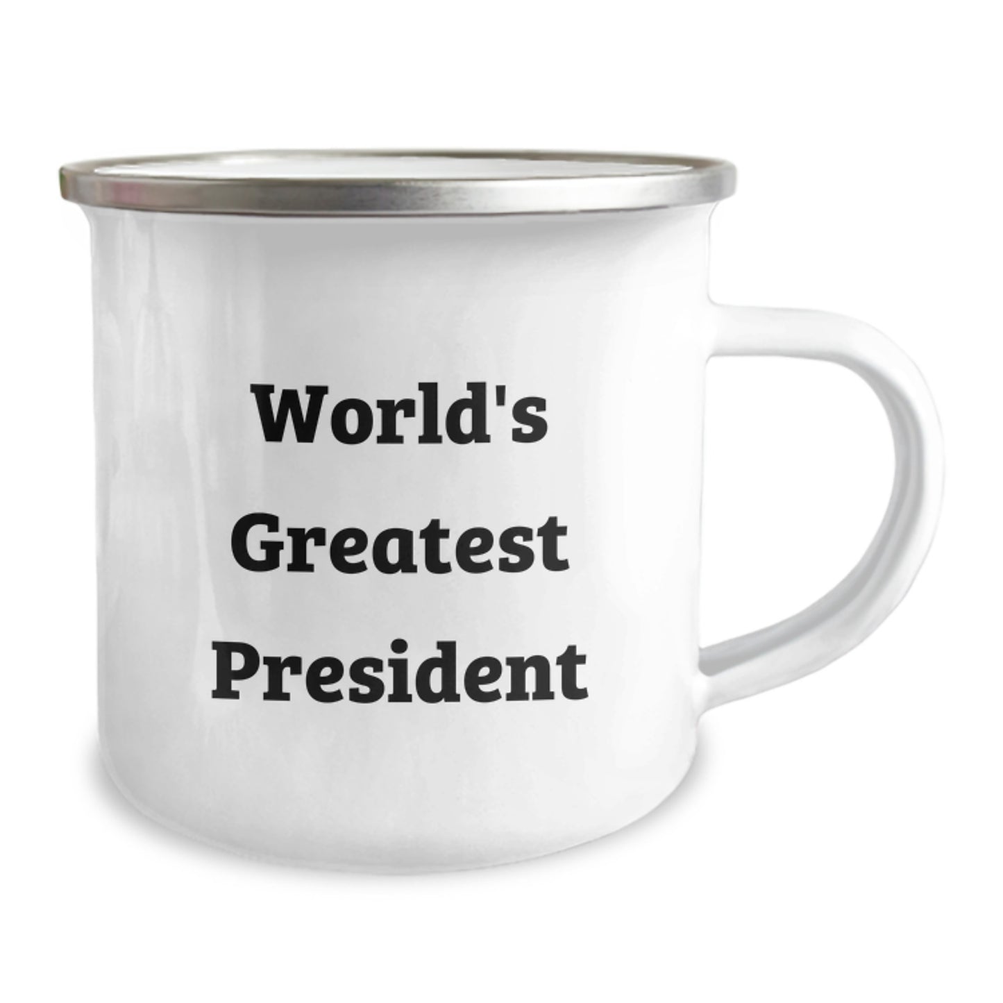 Funny Gifts from Men for the World's Greatest President Camping Mug - President Gifts for Father's Day Unique - Image 2