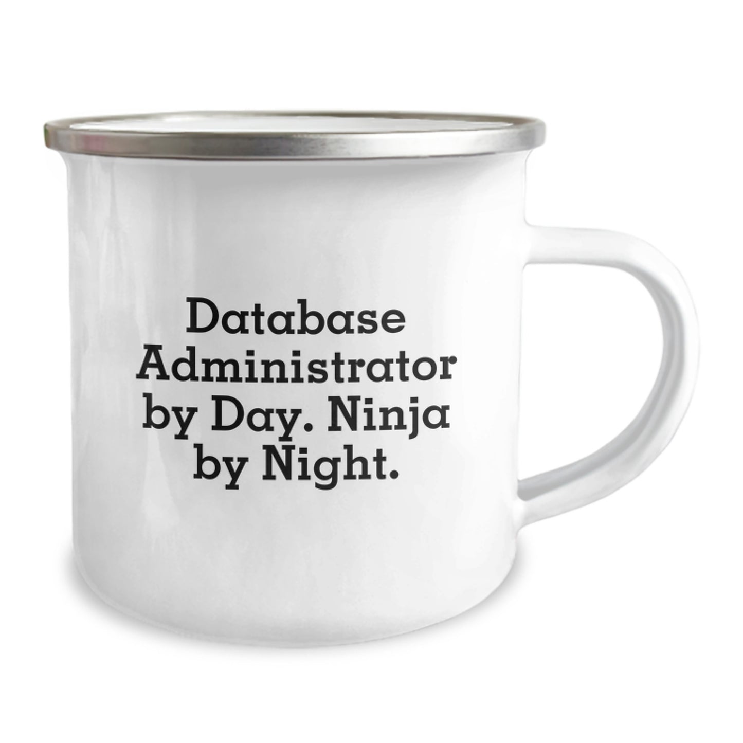 Funny Database Administrator Gifts from Men, Unique Christmas Unique Gifts for Database Administrators, Camping Mug - Image 2