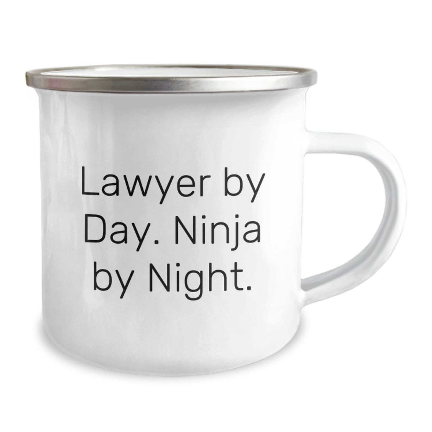 Lawyer by Day, Ninja by Night Gifts from Family - Unique Graduation Gifts for Lawyer, Camping Mug for Men and Women - Image 2