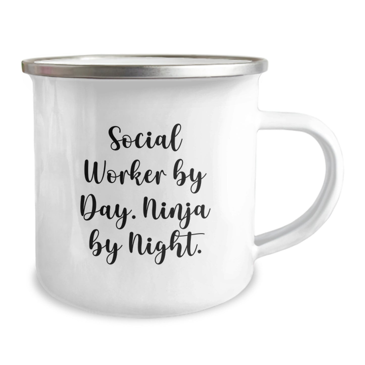 Unique Social Worker Gifts for Men - Social Worker By Day. Ninja By Night. Christmas Unique Mugs for Coworkers - Image 2