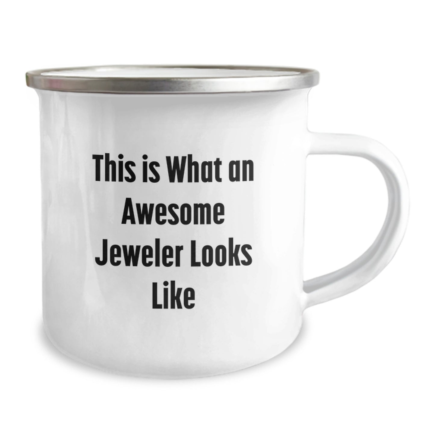 Funny Gifts from Men for Jeweler Christmas Unique Camping Mugs with Inspirational Quote - This Is What An Awesome Jeweler Looks Like - Image 2