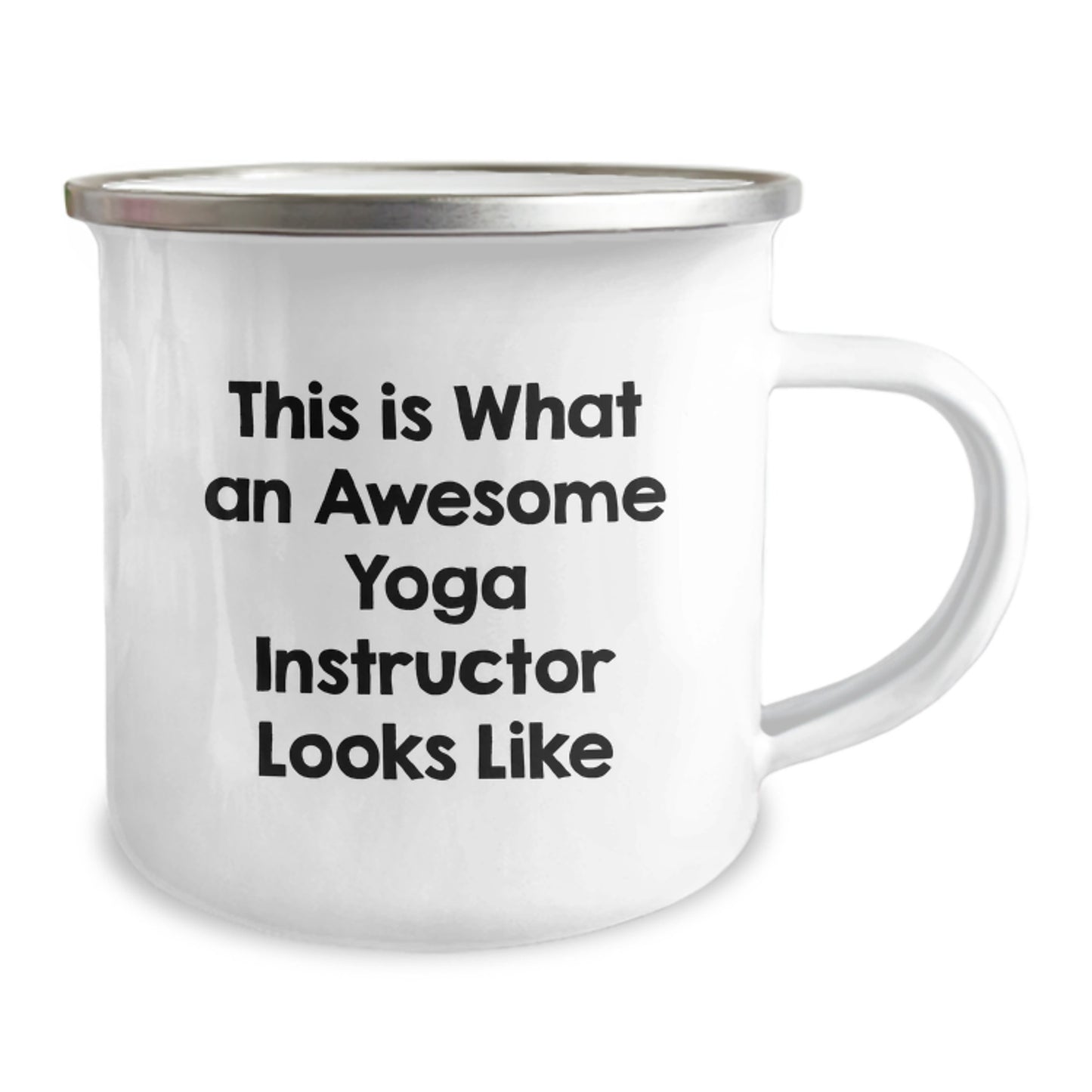 Funny Yoga Instructor Gifts from Friends - This Is What An Awesome Yoga Instructor Looks Like Camping Mug for Men, Women, Coworkers, Family, Christmas Unique Presents - Image 2