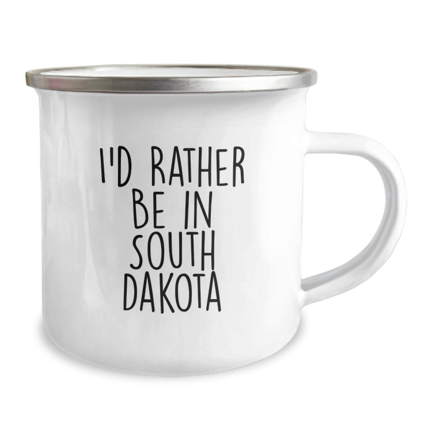 South Dakota Humor Gifts from Friends and Family - 'I'd Rather Be In South Dakota' Camping Mug, Birthday Unique Gifts for Men and Women - Image 2