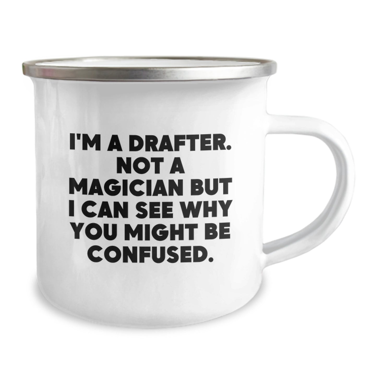 Funny Drafter Christmas Unique Gifts from Friends for Drafter Camping Mug - Image 2