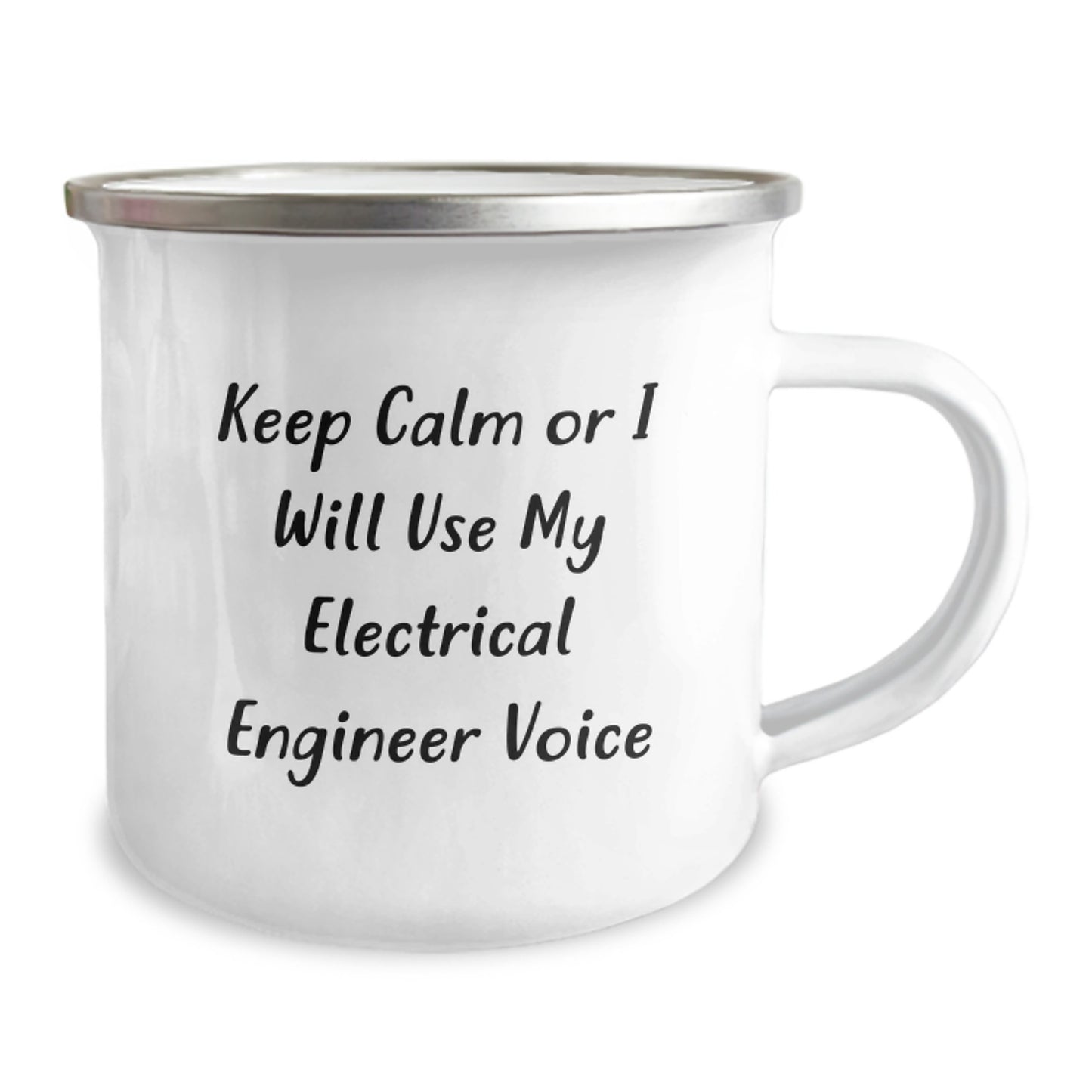 Gifts from Electrical Engineers for Mother's Day, Funny Keep Calm Mugs for Electrical Engineer Enthusiasts, Camping Mug - Image 2