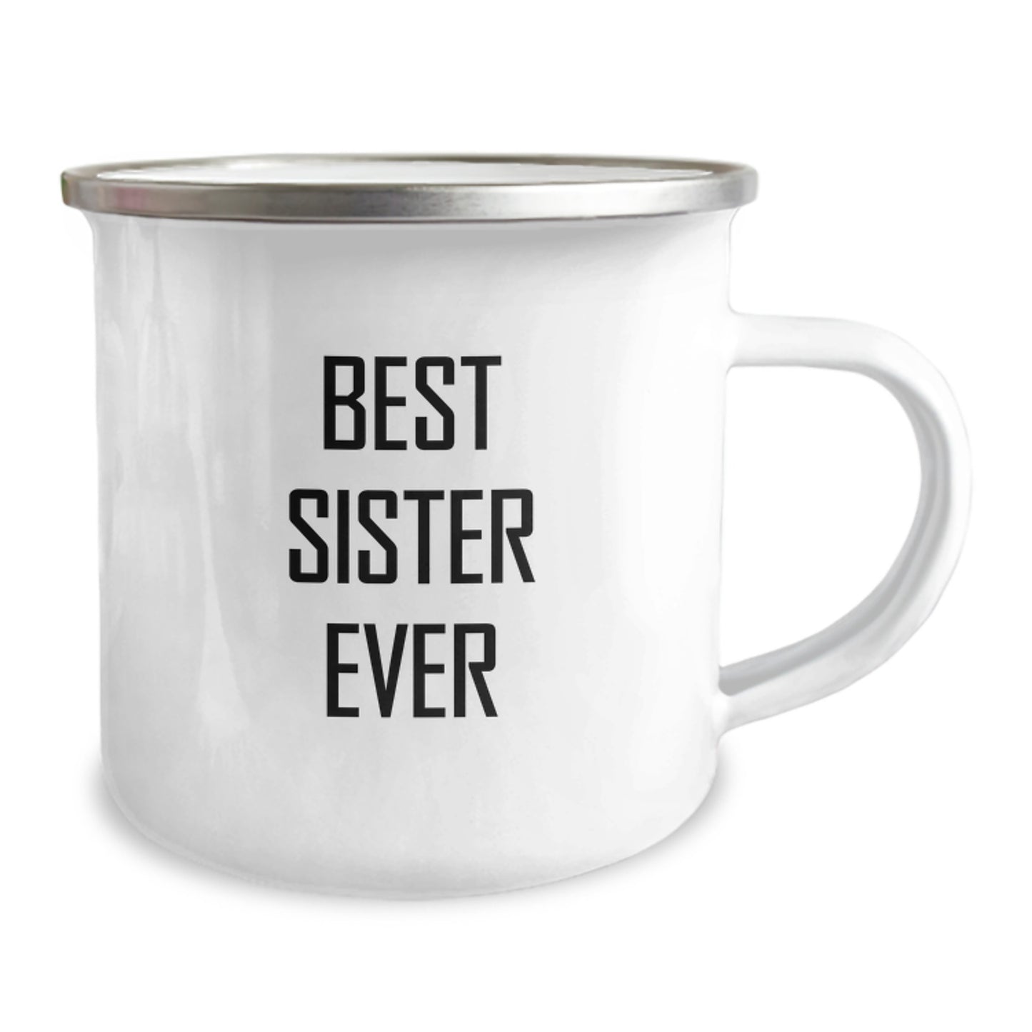 Funny Sister Gifts from Men - Best Sister Ever Camping Mug for Birthday Unique Gifts - Image 2