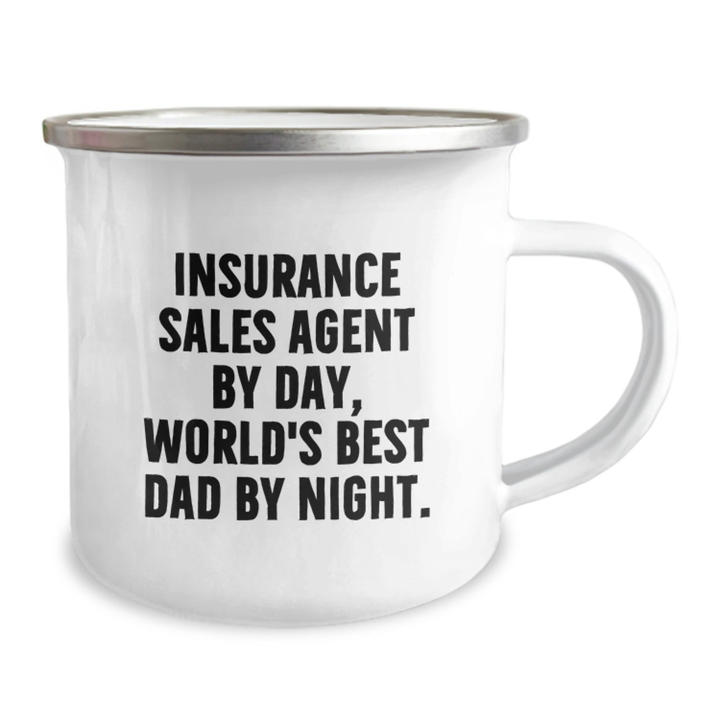 Insurance Sales Agent Gifts, Funny Quote, Camping Mug for Birthday - Gifts from Friends, Family, or Coworkers for Insurance Sales Agent - Image 2