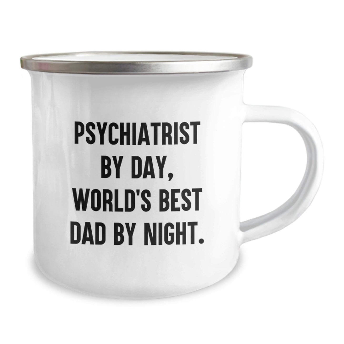 Funny Psychiatrist Gifts from Dad to Son Graduation Unique Camping Mugs for World's Best Dad - Image 2