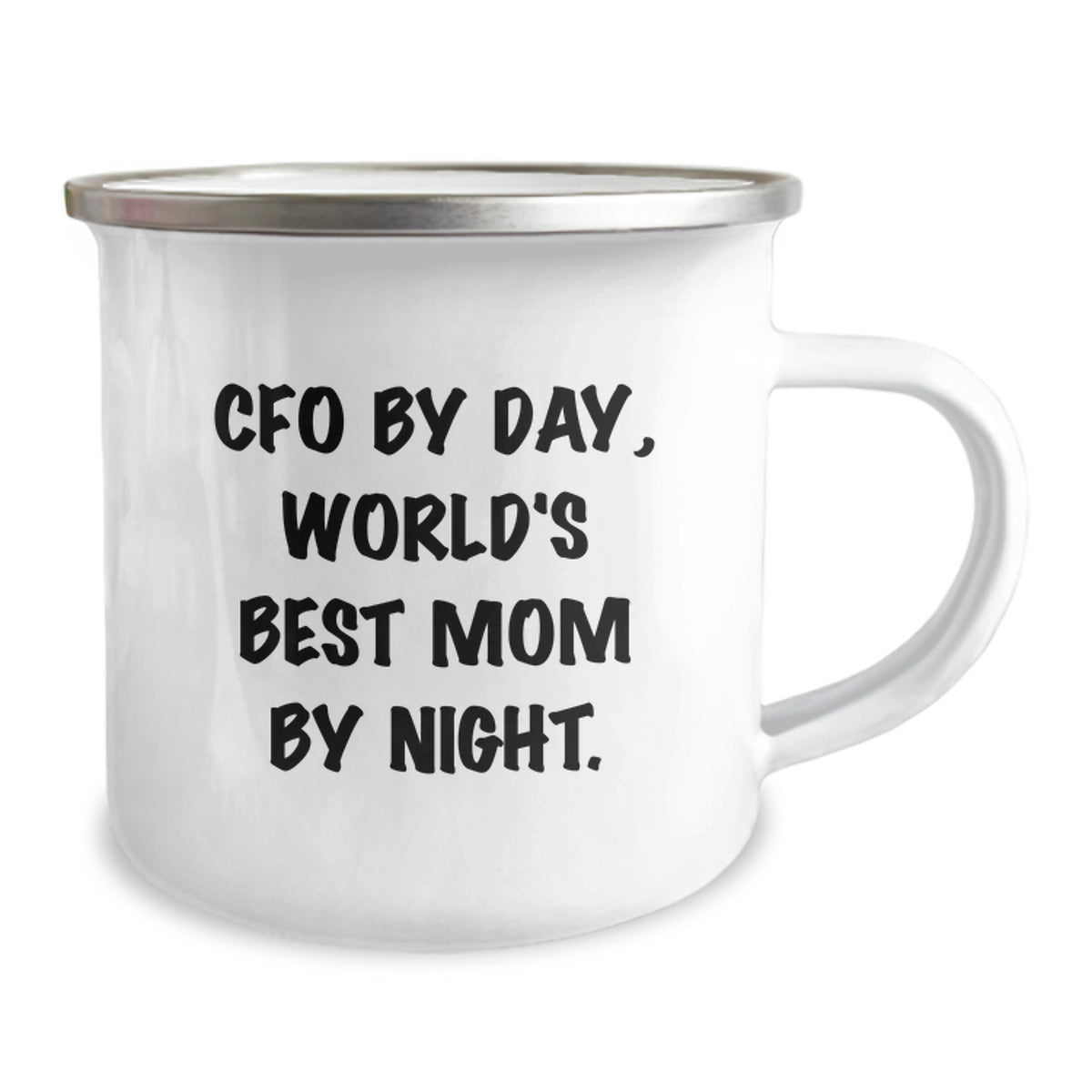 Funny CFO Gifts for Him, Christmas Unique Mugs for Friends, Camping Mug for World's Best Mom By Night, Inspirational Quote for CFO By Day - Image 2