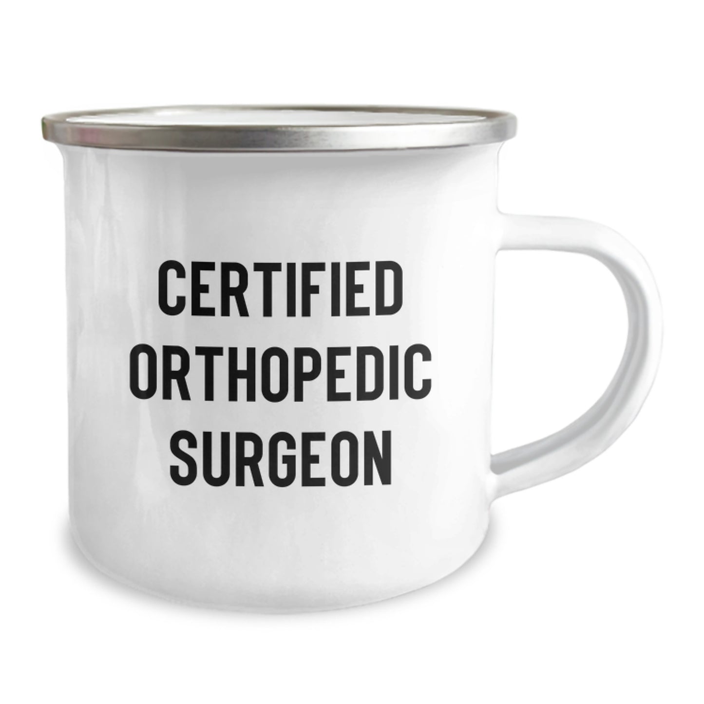Funny Orthopedic Surgeon Gifts from Friends to Orthopedic Surgeon Men on Birthday Unique Gifts - Camping Mug - Image 2