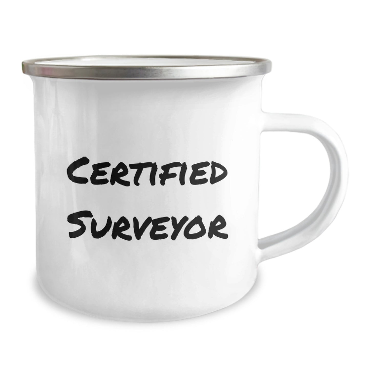Funny Gifts from Men to Certified Surveyors Graduation Unique Surveyor Mugs for Camping, Excellent Surveyor Gifts for Women, Friends, Family, and Coworkers - Image 2
